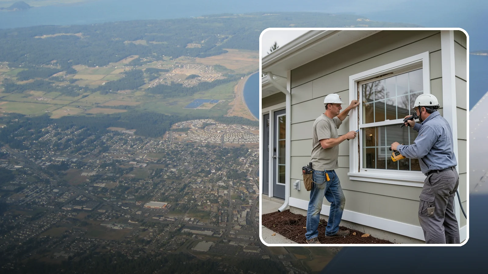 Window Trim Replacement in Oak Harbor, Island County, WA - Replacing worn or rotted window trim and casing to restore clean lines and protect against moisture intrusion.