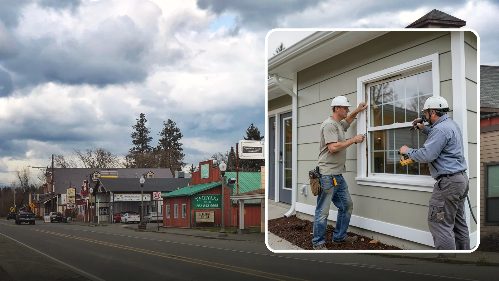 Window Trim Replacement in Roy, Pierce County, WA - Replacing worn or rotted window trim and casing to restore clean lines and protect against moisture intrusion.