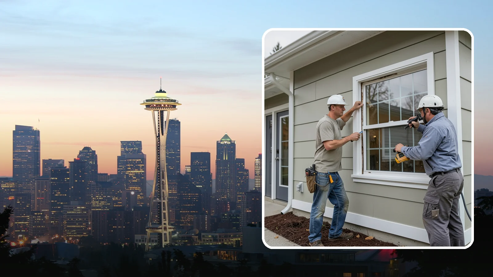 Window Trim Replacement in Seattle, King County, WA - Replacing worn or rotted window trim and casing to restore clean lines and protect against moisture intrusion.