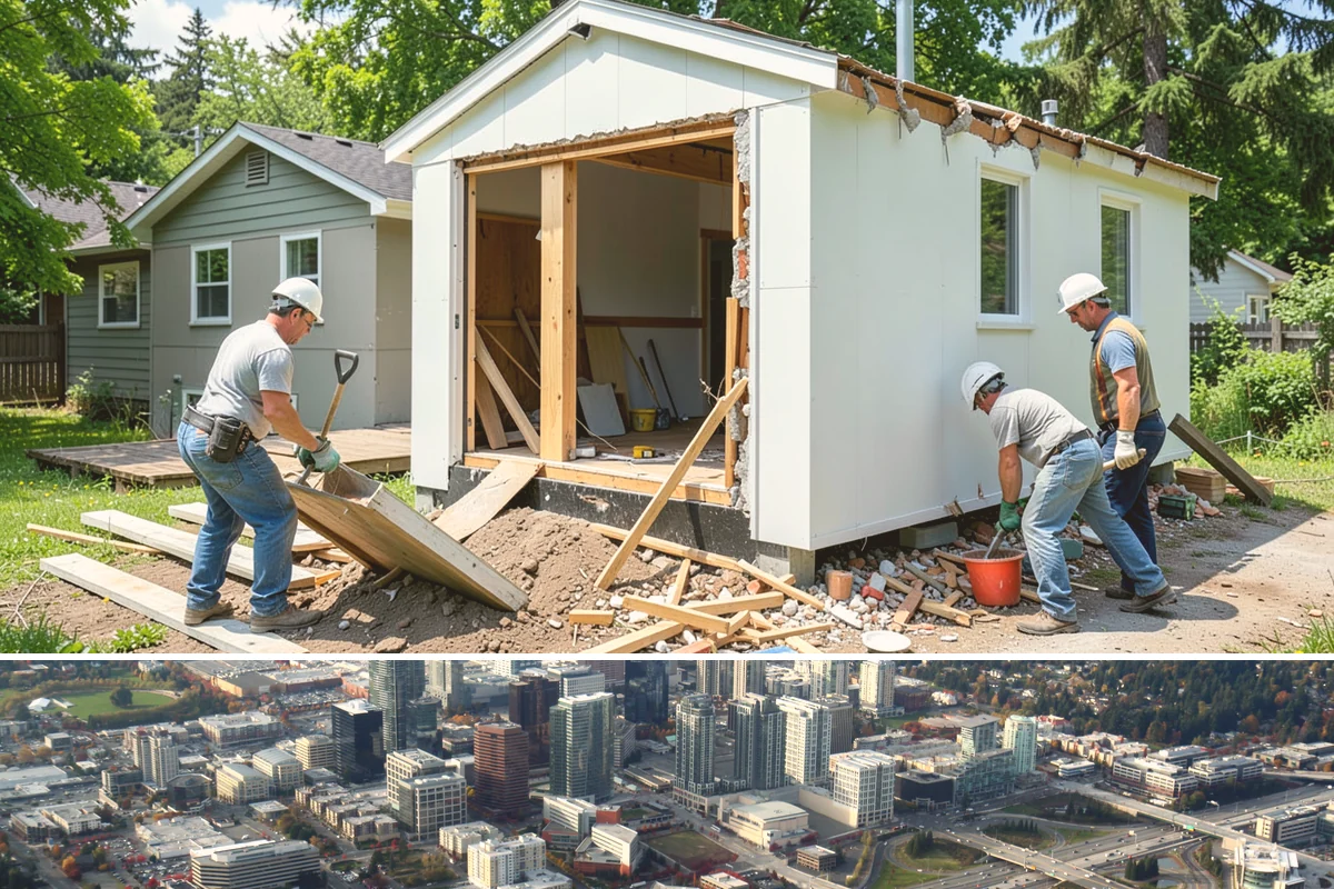 Window Well Installation in Bellevue, King County, WA - Window well excavation and drainage work go best in drier months when soil is stable and groundwater is low.