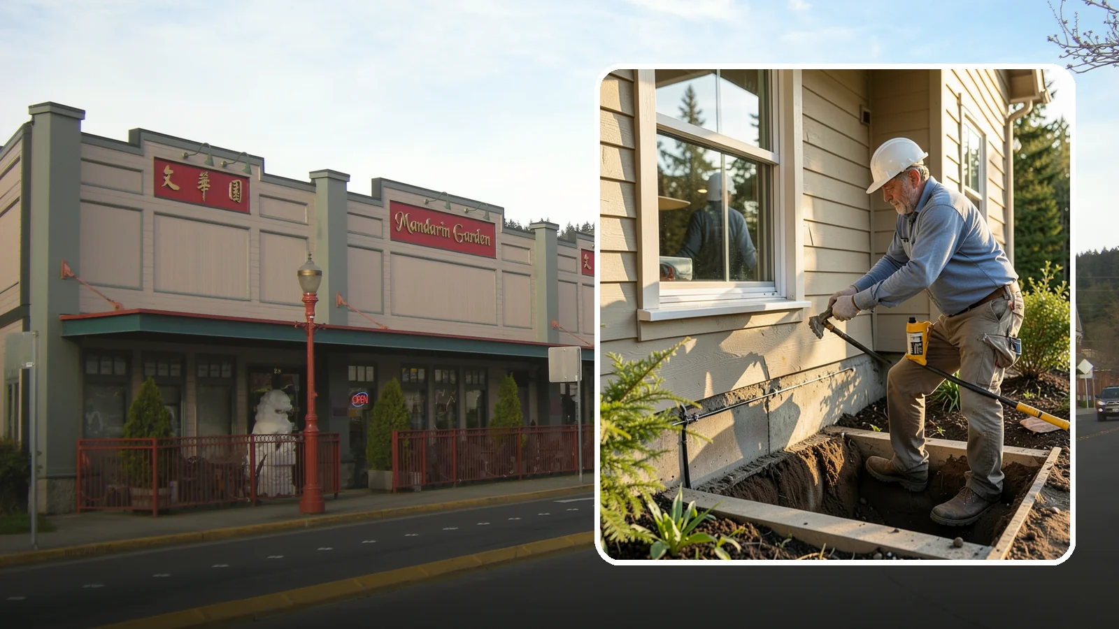 Window Well Installation in Issaquah, King County, WA - Installing drained window wells that hold back soil and manage groundwater around below-grade windows.