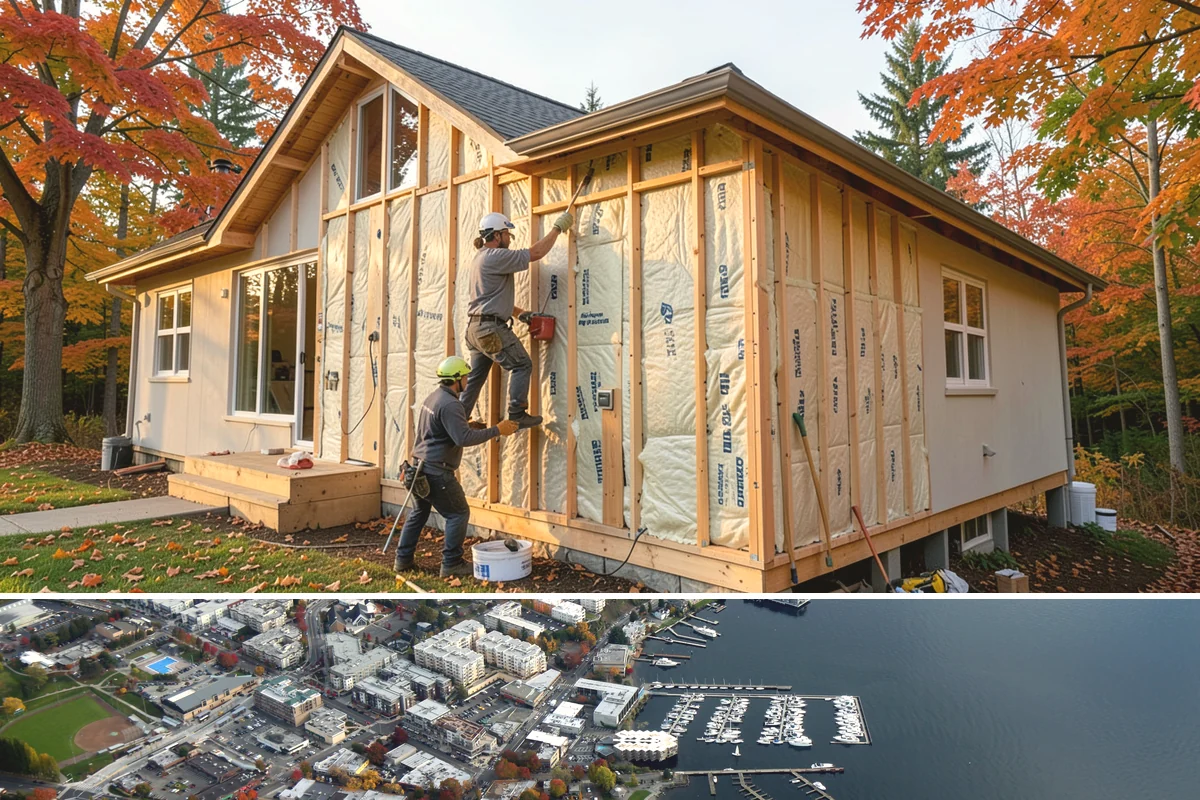 Window Well Installation in Kirkland, King County, WA - Window well excavation and drainage work go best in drier months when soil is stable and groundwater is low.