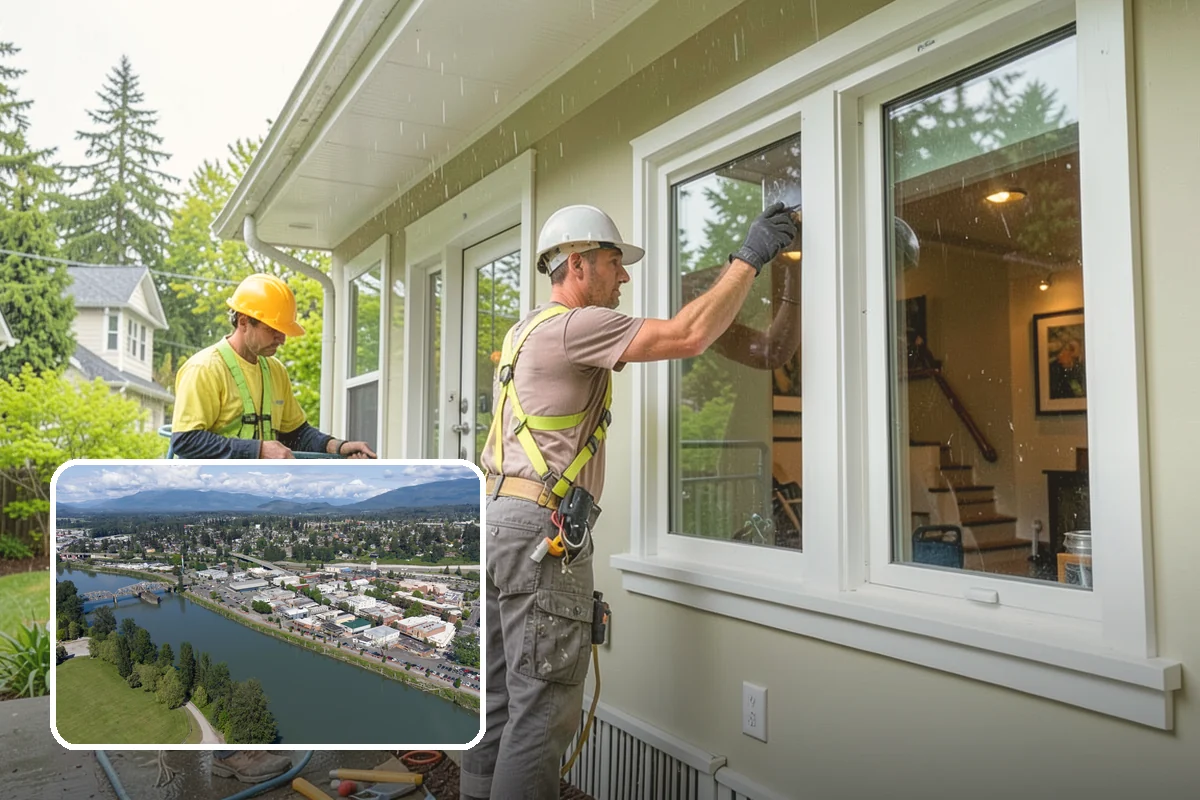 Window Well Installation in Mount Vernon, Skagit County, WA - Retains soil and prevents collapse around windows