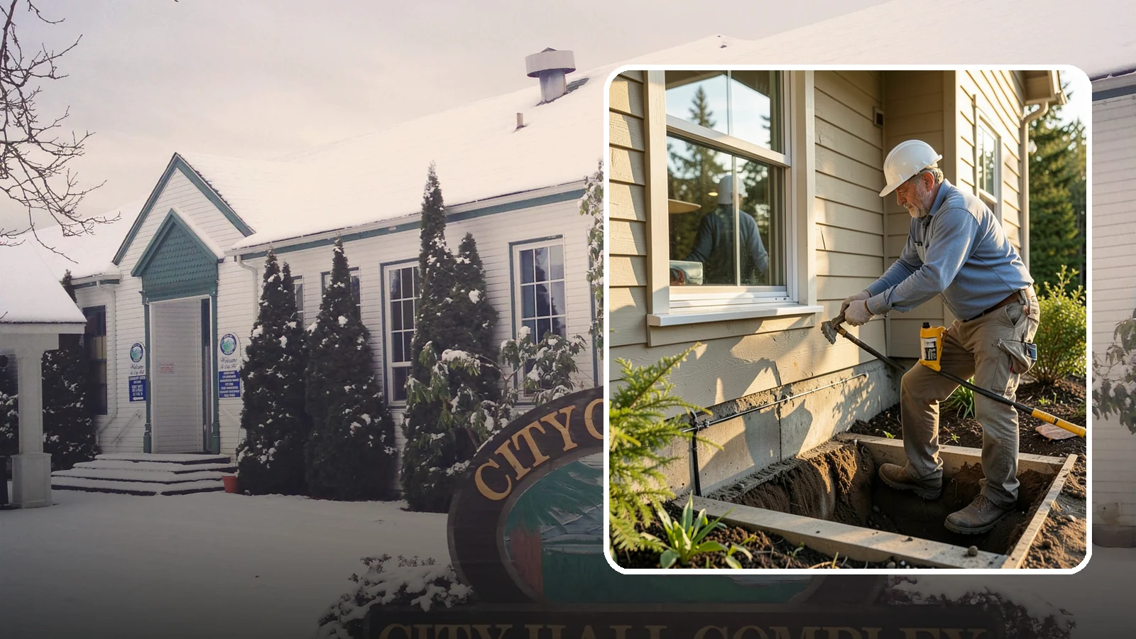 Window Well Installation in Pacific, King County, WA - Installing drained window wells that hold back soil and manage groundwater around below-grade windows.