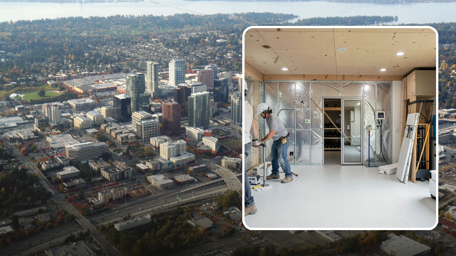 Wine Cellar Construction in Bellevue, King County, WA - We construct climate-controlled wine cellars that protect your collection at ideal temperature and humidity.