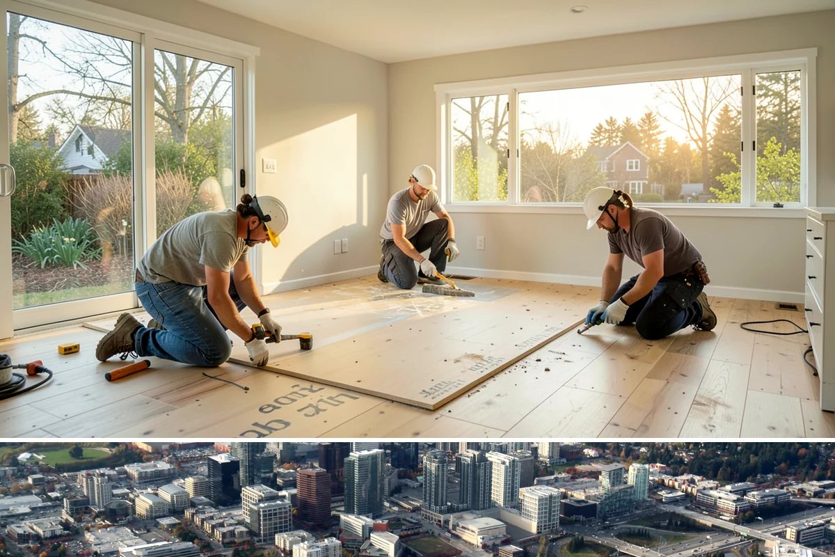 Wine Cellar Construction in Bellevue, King County, WA - Wine cellars can be built any time of year since the work and climate control are entirely interior.