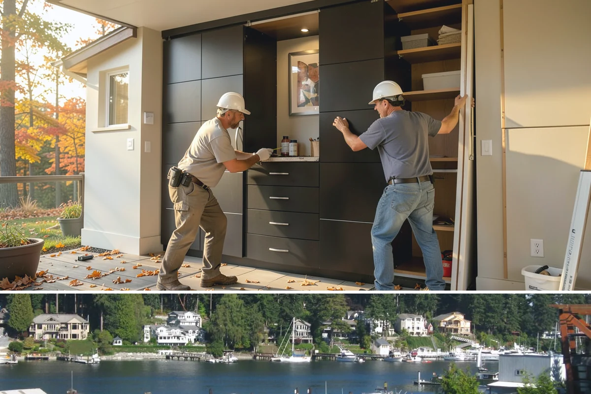 Wine Cellar Construction in Gig Harbor, Pierce County, WA - Wine cellars can be built any time of year since the work and climate control are entirely interior.