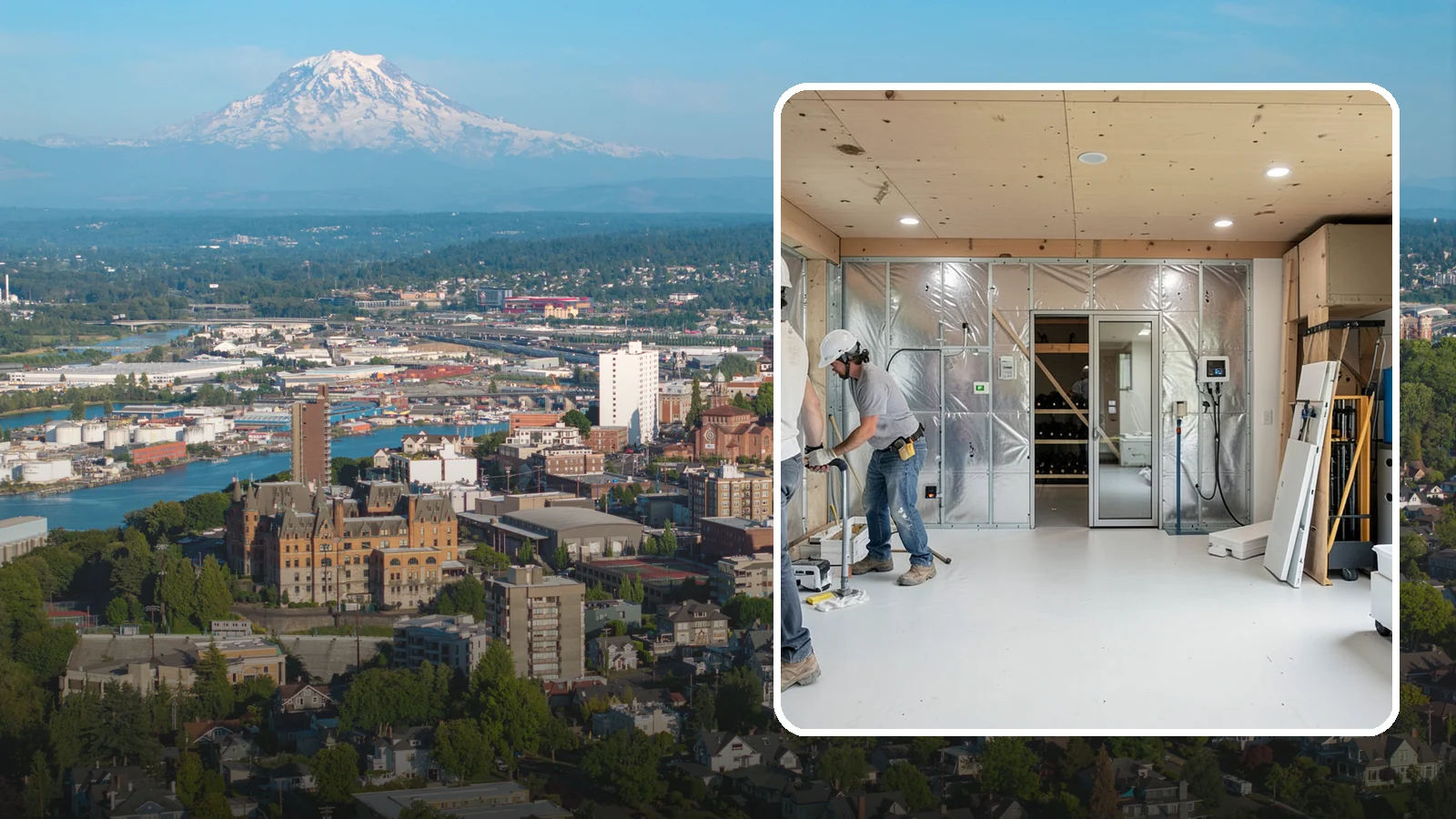 Wine Cellar Construction in Tacoma, Pierce County, WA - We construct climate-controlled wine cellars that protect your collection at ideal temperature and humidity.