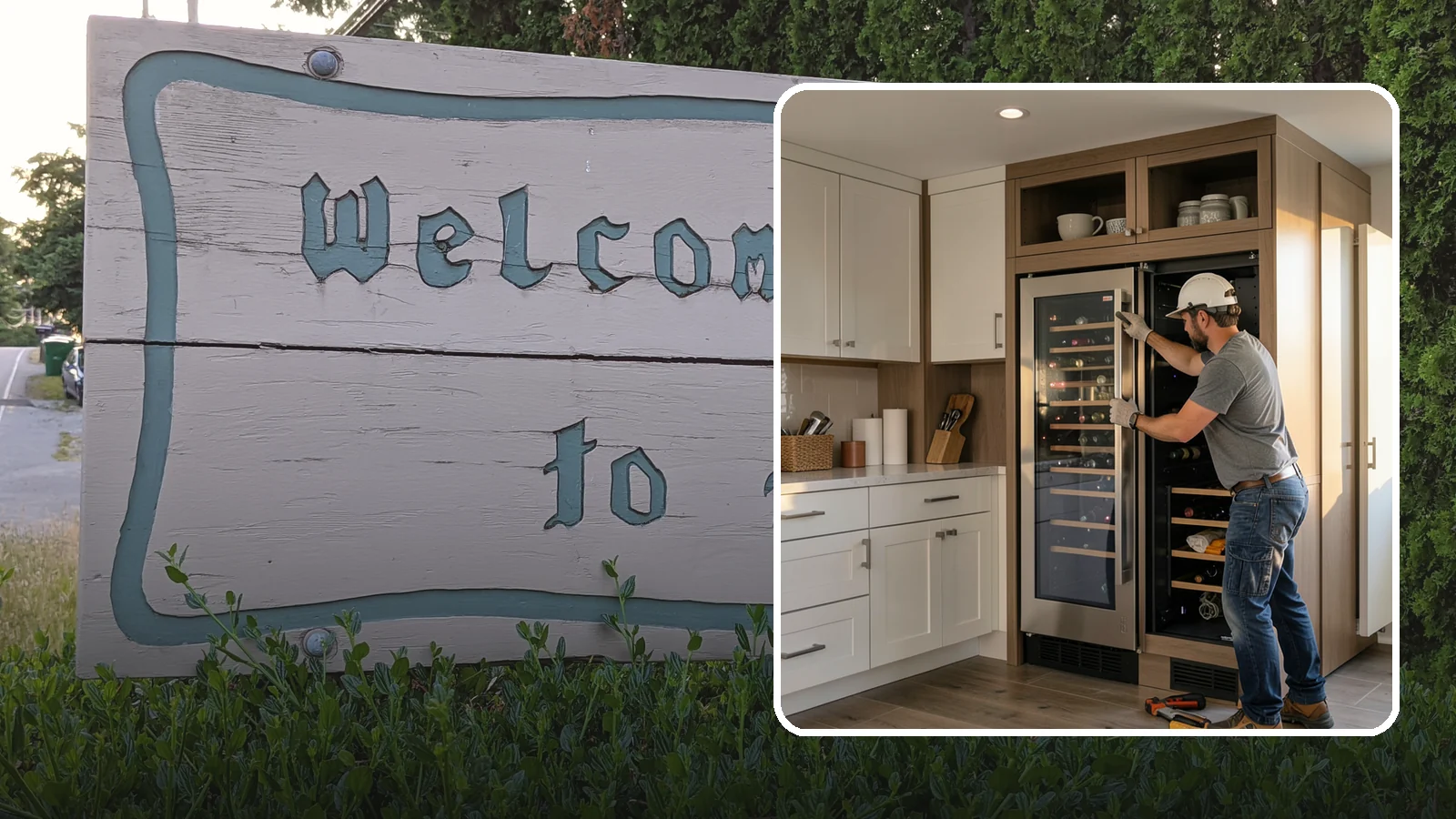Wine Fridge Installation in Brier, Snohomish County, WA - Installing a built-in or freestanding wine fridge with proper ventilation and a dedicated electrical connection.