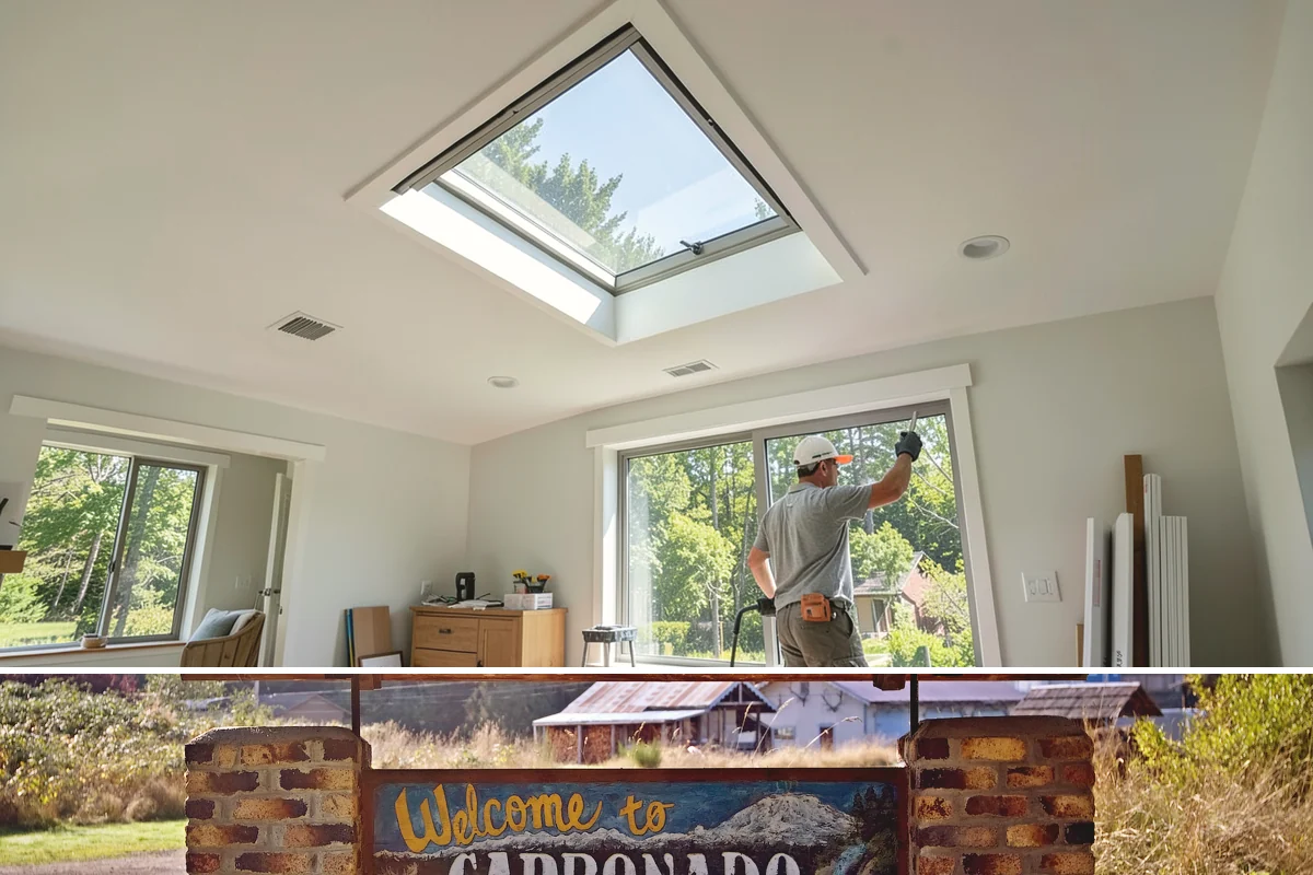 Wine Fridge Installation in Carbonado, Pierce County, WA - Wine fridge installation fits any season and is easily added during a cabinetry project.
