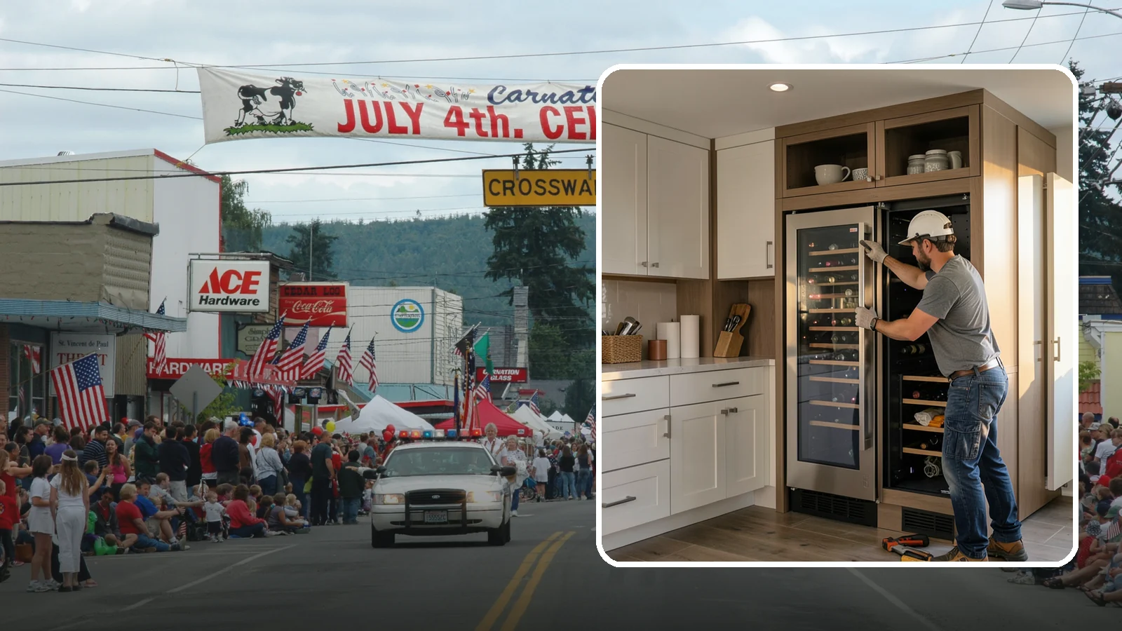 Wine Fridge Installation in Carnation, King County, WA - Installing a built-in or freestanding wine fridge with proper ventilation and a dedicated electrical connection.