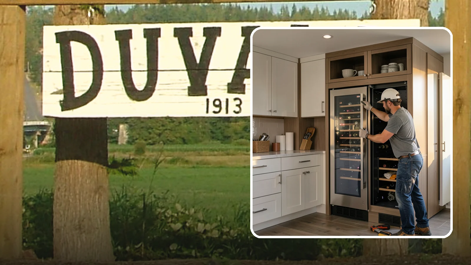 Wine Fridge Installation in Duvall, King County, WA - Installing a built-in or freestanding wine fridge with proper ventilation and a dedicated electrical connection.