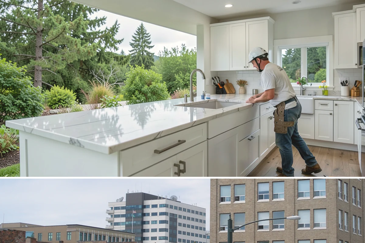 Wine Fridge Installation in Everett, Snohomish County, WA - Wine fridge installation fits any season and is easily added during a cabinetry project.