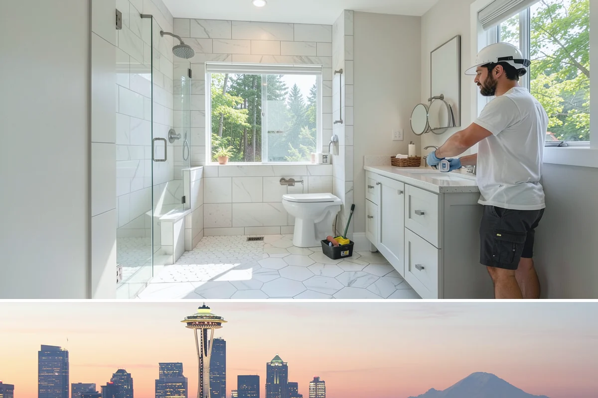 Wine Fridge Installation in Seattle, King County, WA - Wine fridge installation fits any season and is easily added during a cabinetry project.