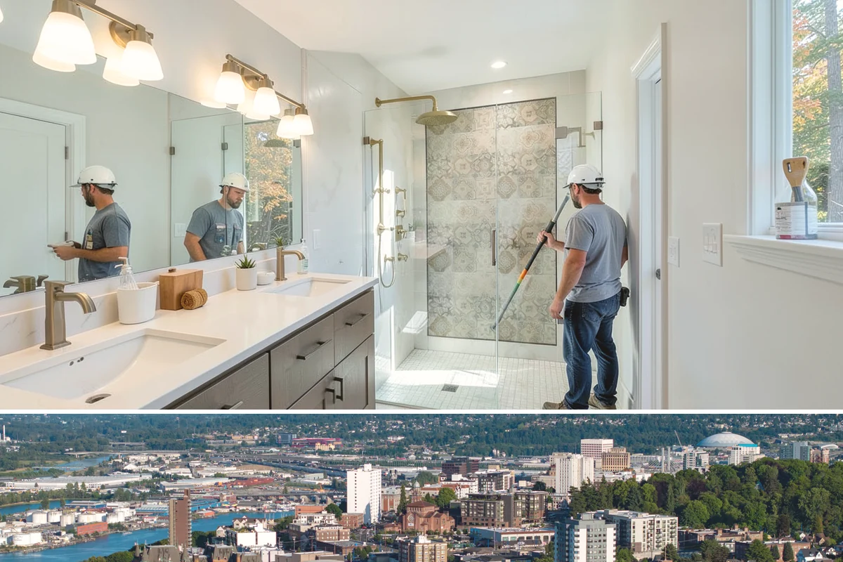 Wine Fridge Installation in Tacoma, Pierce County, WA - Wine fridge installation fits any season and is easily added during a cabinetry project.
