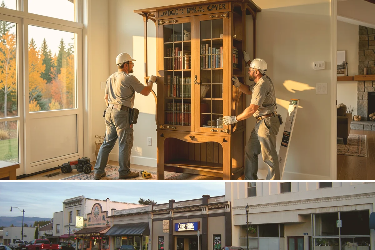 Wine Rack Construction in Burlington, Skagit County, WA - Custom wine storage is interior work that can be built any time of year.