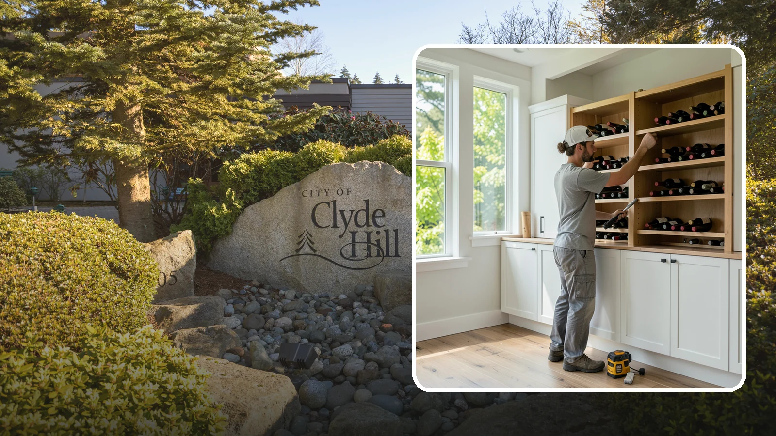 Wine Rack Construction in Clyde Hill, King County, WA - A custom wine rack or storage feature built to display and protect your collection in style.