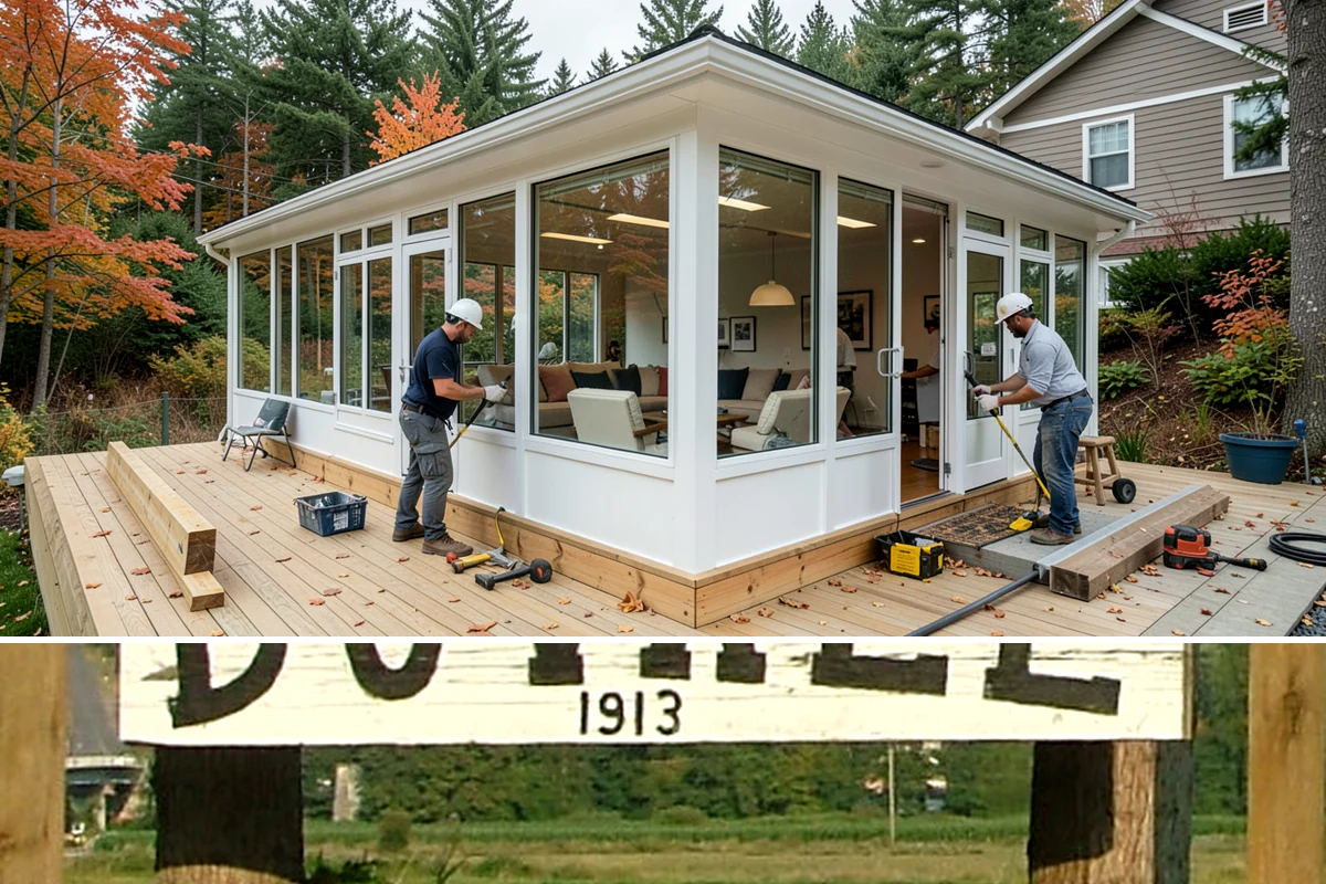 Wine Rack Construction in Duvall, King County, WA - Custom wine storage is interior work that can be built any time of year.