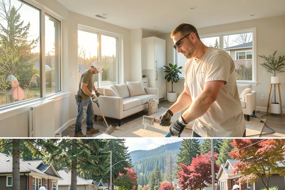 Wine Rack Construction in Hunts Point, King County, WA - Custom wine storage is interior work that can be built any time of year.