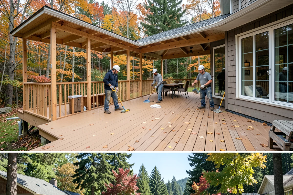 Wine Rack Construction in Orting, Pierce County, WA - Custom wine storage is interior work that can be built any time of year.