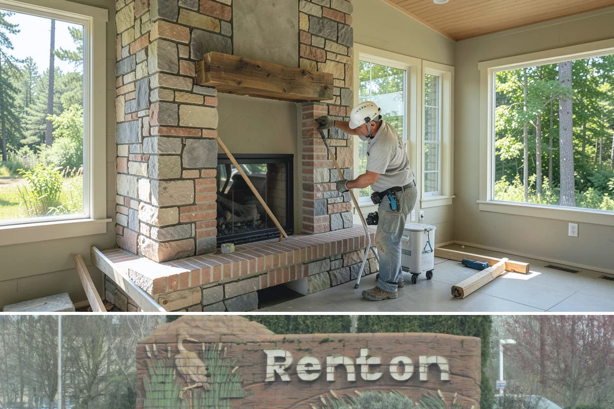 Wine Rack Construction in Renton, King County, WA - Custom wine storage is interior work that can be built any time of year.