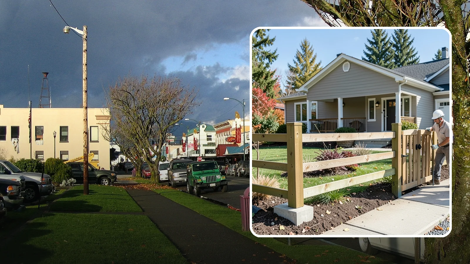 Wood Fence Installation in Arlington, Snohomish County, WA - A classic wood fence built with weather-tolerant lumber and solid footings for lasting Northwest performance.