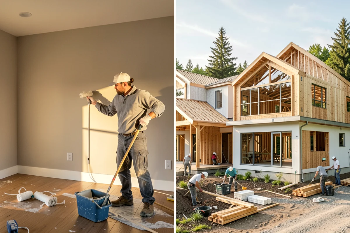 Wood Fence Installation in Arlington, Snohomish County, WA - Mark the layout and confirm property lines and setbacks