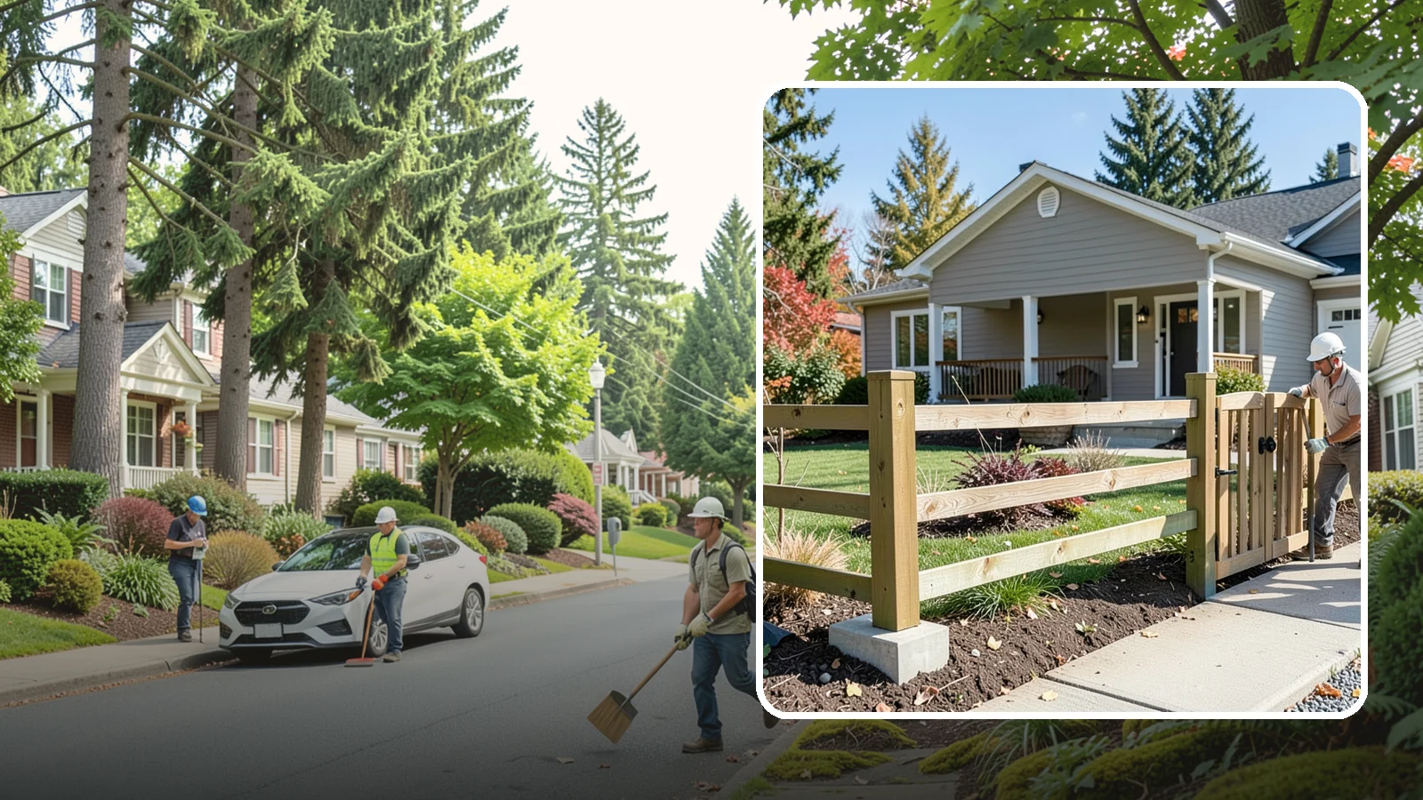Wood Fence Installation in Beaux Arts Village, King County, WA - A classic wood fence built with weather-tolerant lumber and solid footings for lasting Northwest performance.