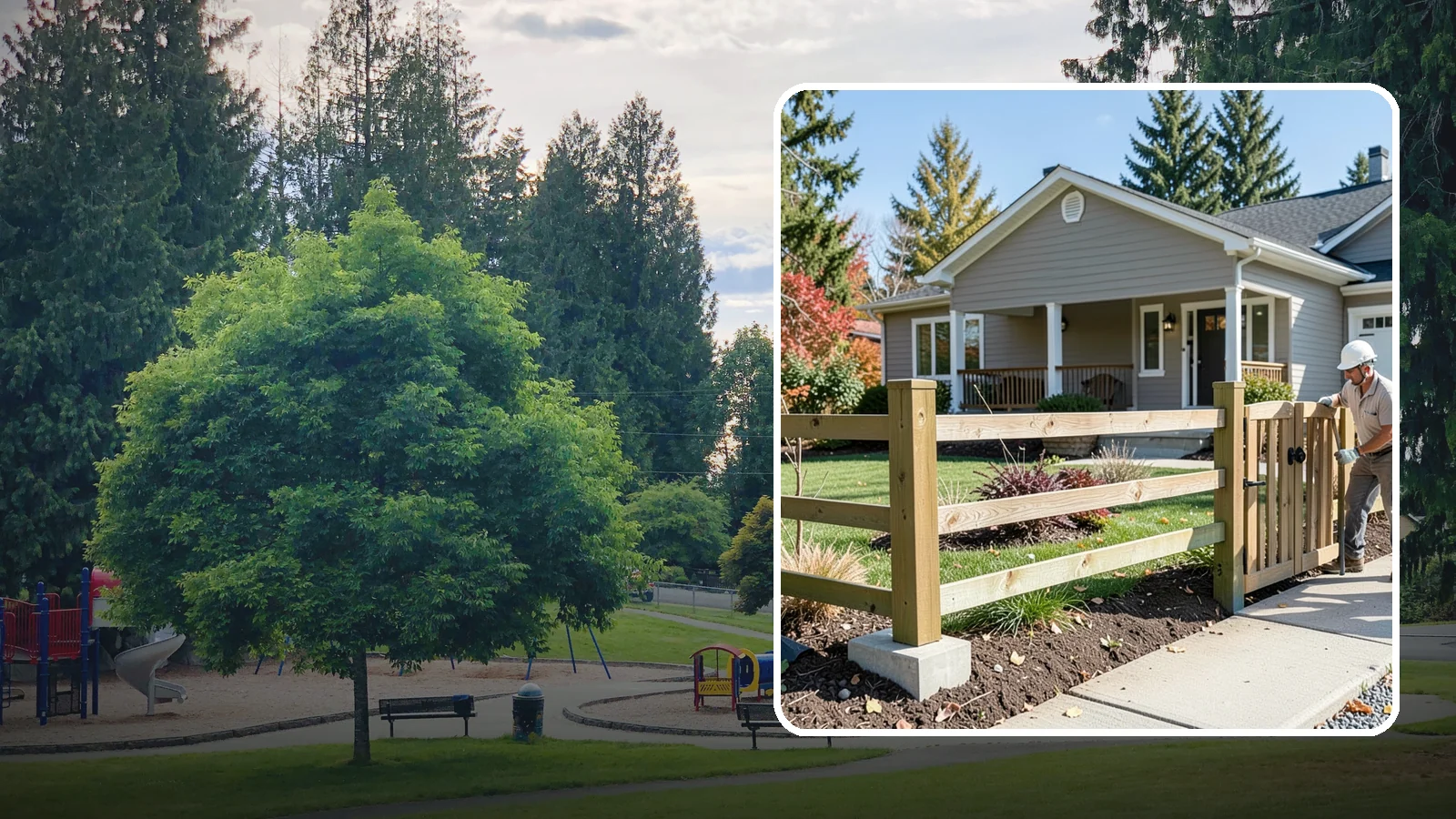 Wood Fence Installation in Bonney Lake, Pierce County, WA - A classic wood fence built with weather-tolerant lumber and solid footings for lasting Northwest performance.