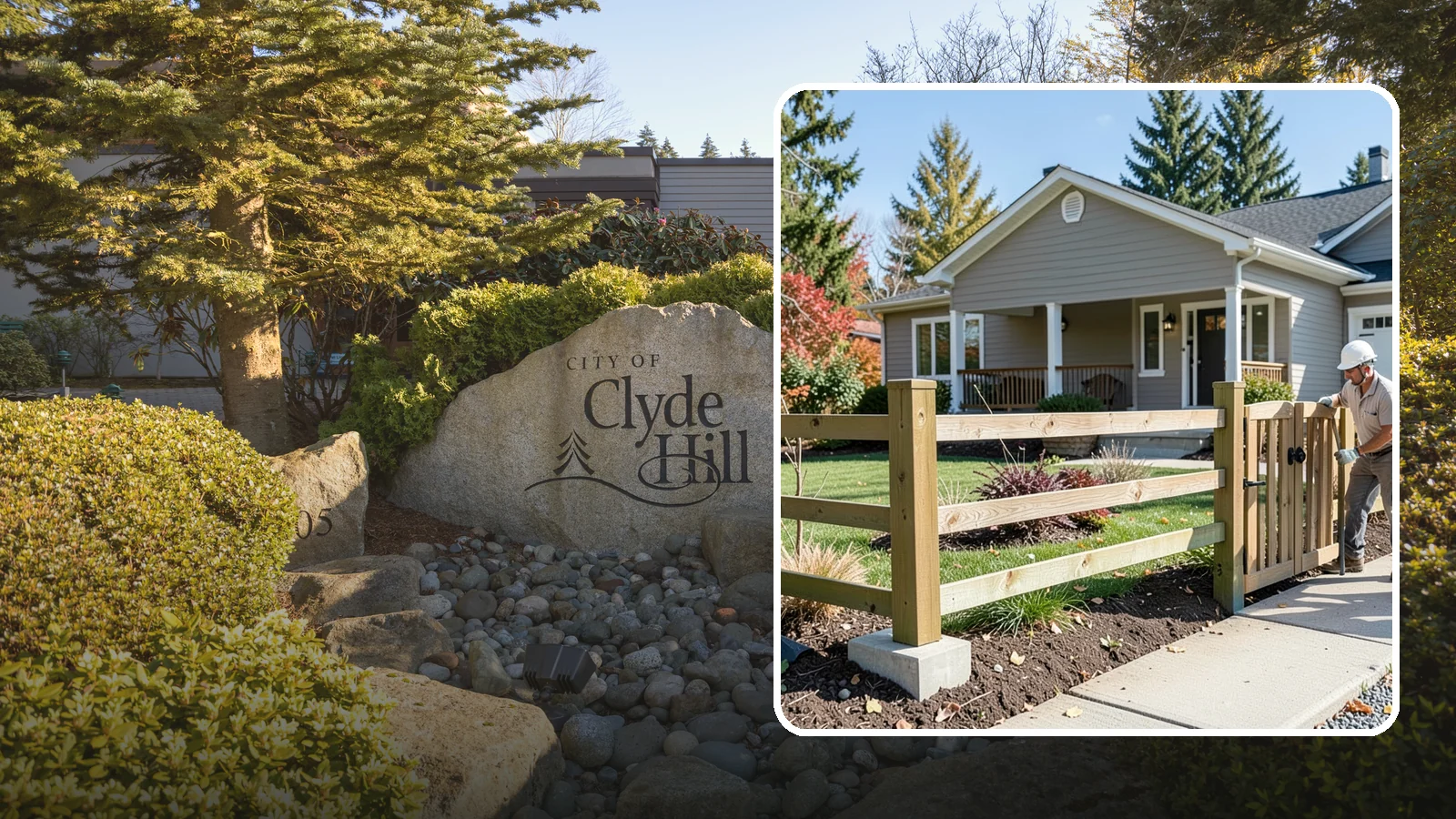 Wood Fence Installation in Clyde Hill, King County, WA - A classic wood fence built with weather-tolerant lumber and solid footings for lasting Northwest performance.