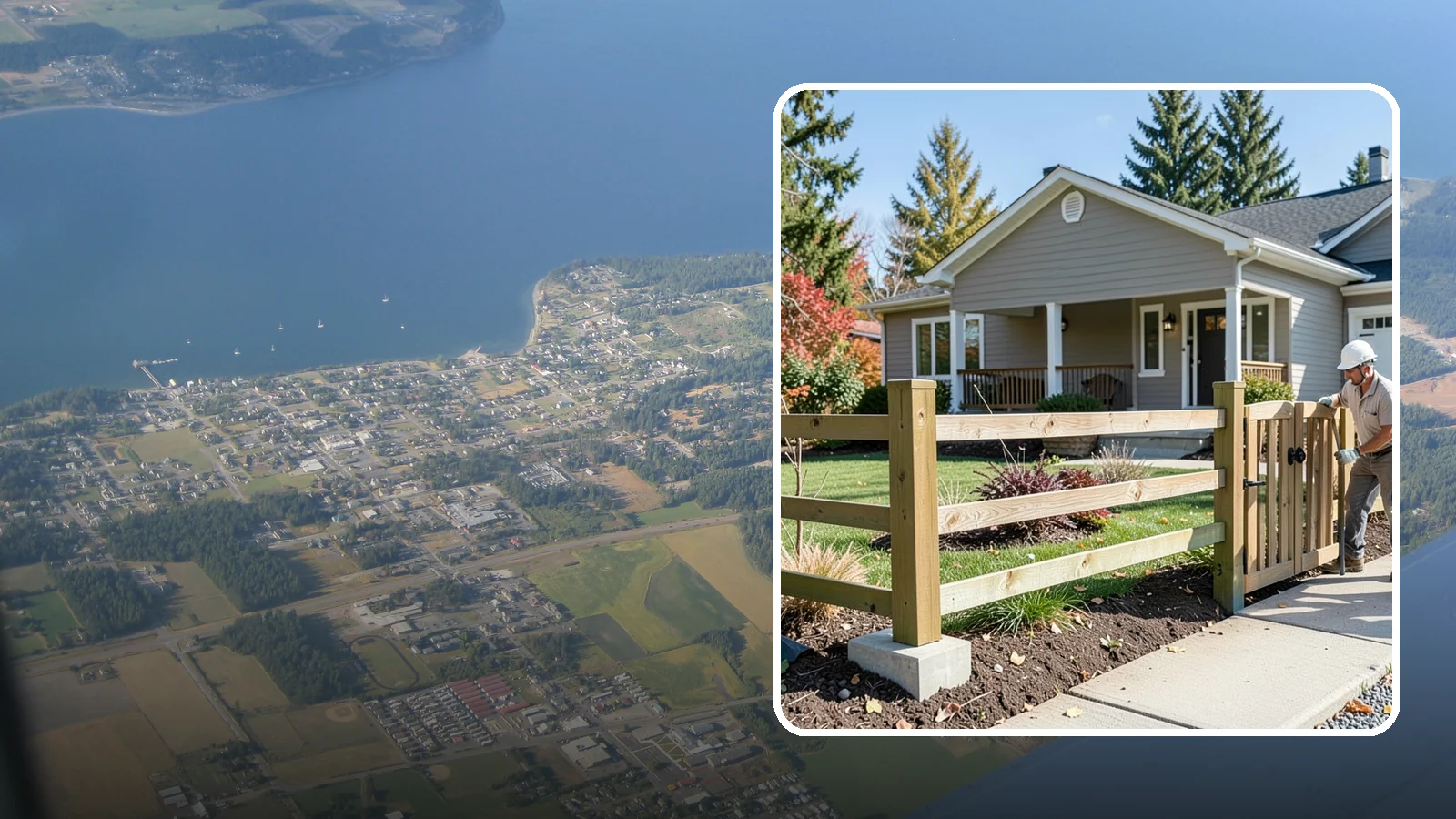 Wood Fence Installation in Coupeville, Island County, WA - A classic wood fence built with weather-tolerant lumber and solid footings for lasting Northwest performance.