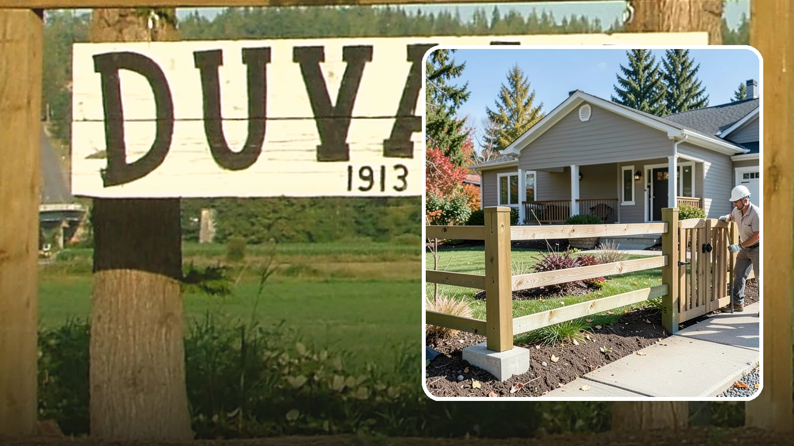 Wood Fence Installation in Duvall, King County, WA - A classic wood fence built with weather-tolerant lumber and solid footings for lasting Northwest performance.