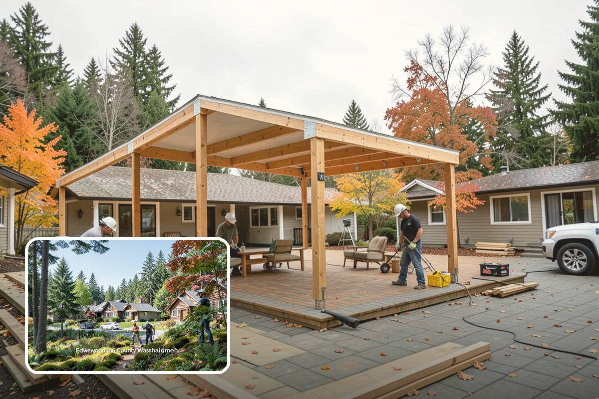 Wood Fence Installation in Edgewood, Pierce County, WA - Timeless, natural appearance