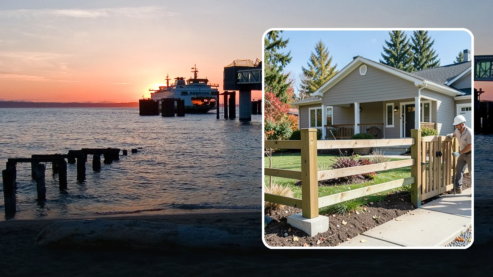 Wood Fence Installation in Edmonds, Snohomish County, WA - A classic wood fence built with weather-tolerant lumber and solid footings for lasting Northwest performance.
