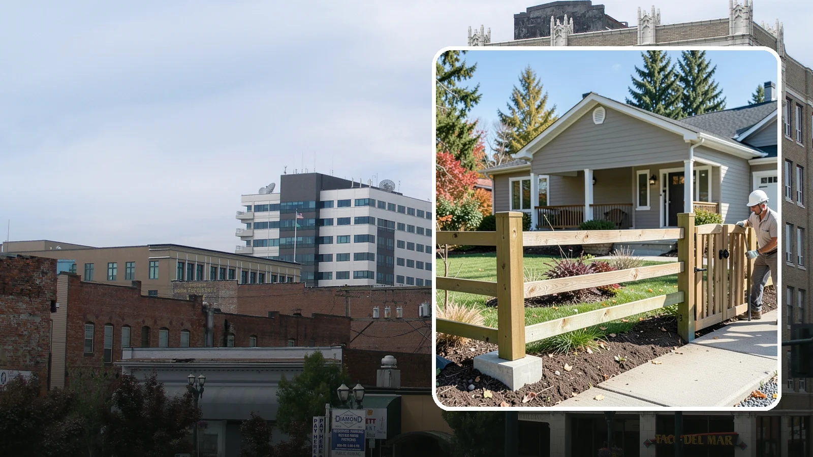 Wood Fence Installation in Everett, Snohomish County, WA - A classic wood fence built with weather-tolerant lumber and solid footings for lasting Northwest performance.