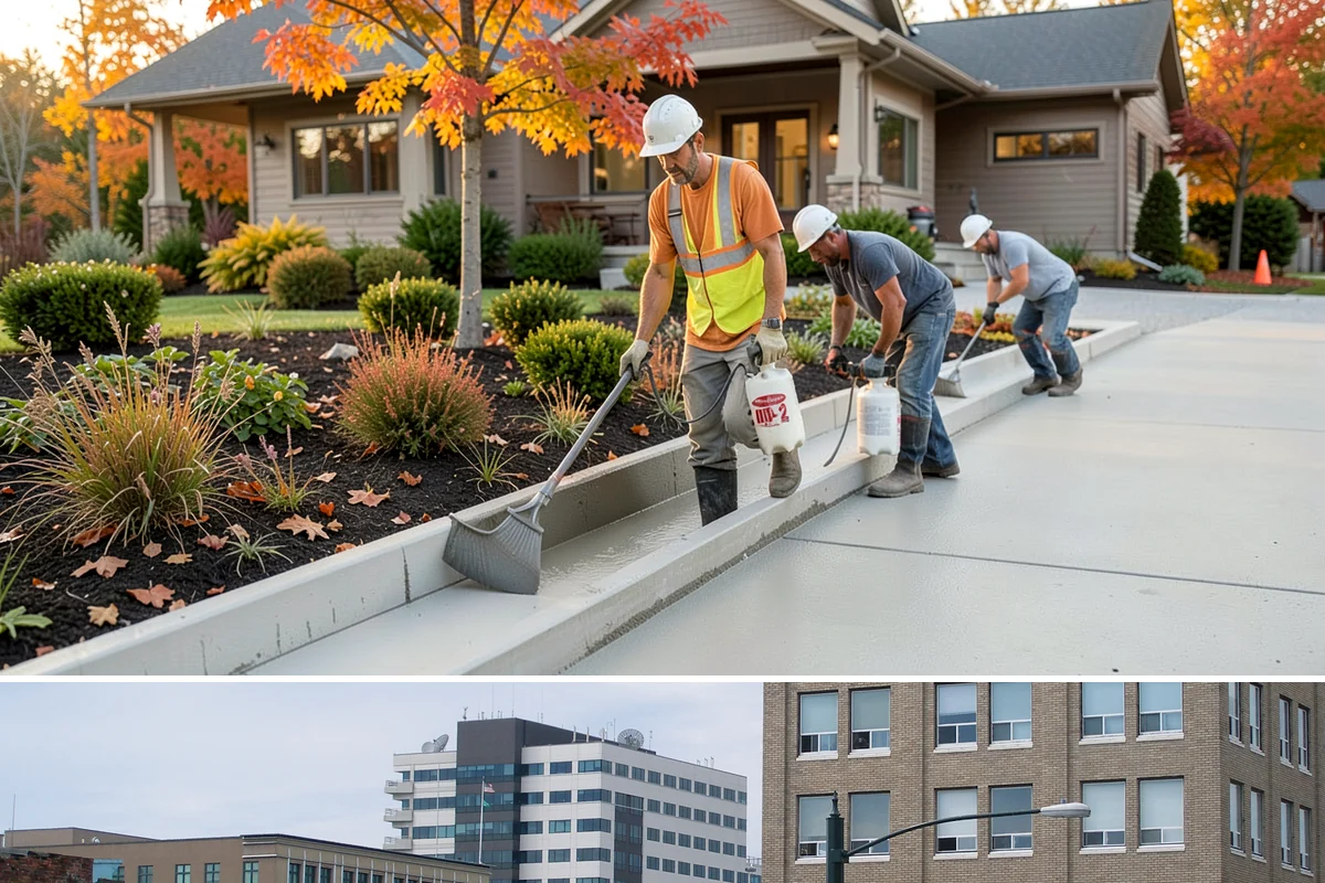 Wood Fence Installation in Everett, Snohomish County, WA - Dry summer months let concrete footings cure firmly before the wet season loosens soil.