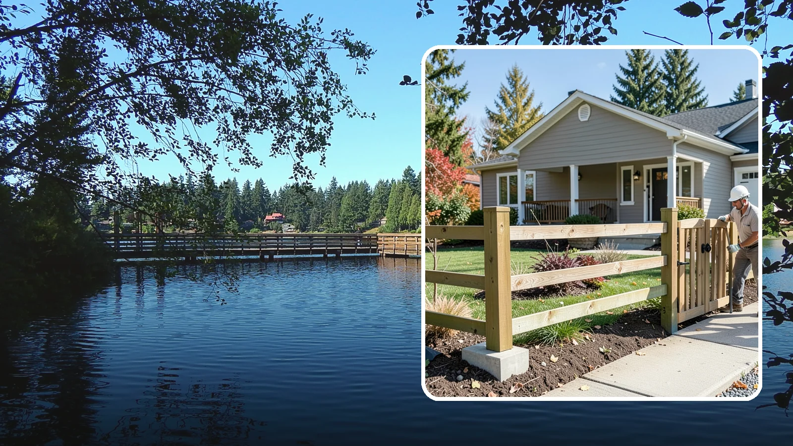 Wood Fence Installation in Federal Way, King County, WA - A classic wood fence built with weather-tolerant lumber and solid footings for lasting Northwest performance.