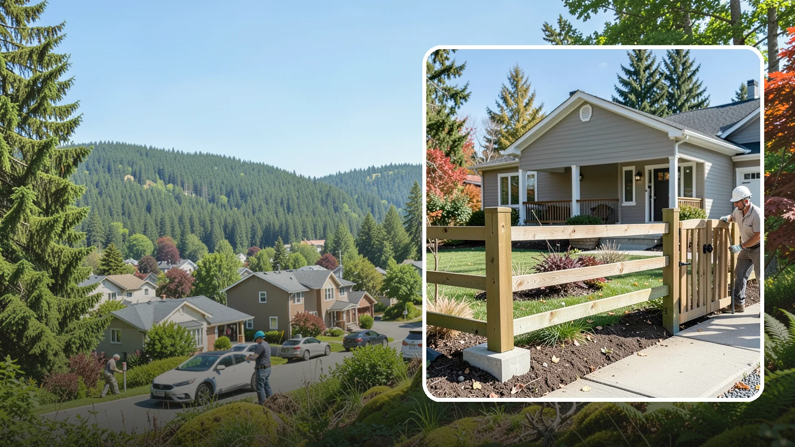 Wood Fence Installation in Index, Snohomish County, WA - A classic wood fence built with weather-tolerant lumber and solid footings for lasting Northwest performance.