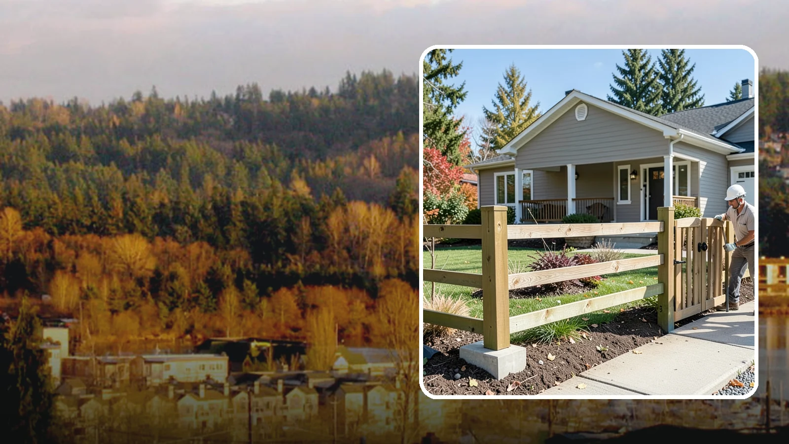Wood Fence Installation in Kenmore, King County, WA - A classic wood fence built with weather-tolerant lumber and solid footings for lasting Northwest performance.