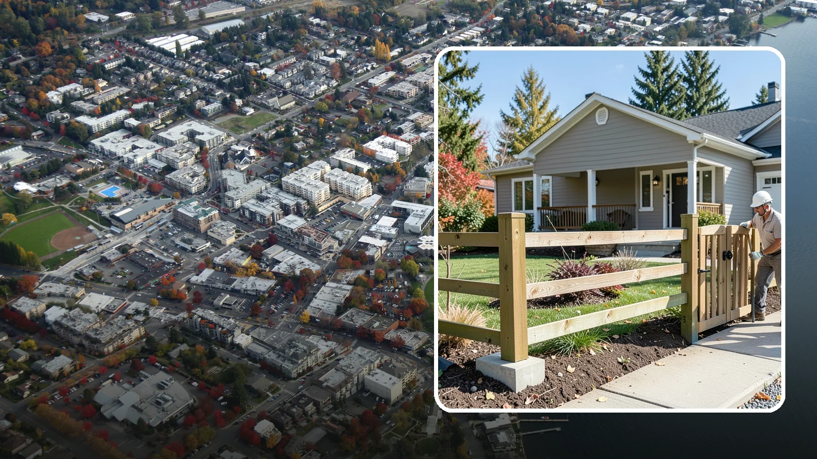Wood Fence Installation in Kirkland, King County, WA - A classic wood fence built with weather-tolerant lumber and solid footings for lasting Northwest performance.
