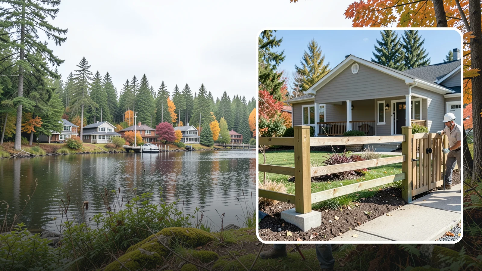 Wood Fence Installation in La Conner, Skagit County, WA - A classic wood fence built with weather-tolerant lumber and solid footings for lasting Northwest performance.
