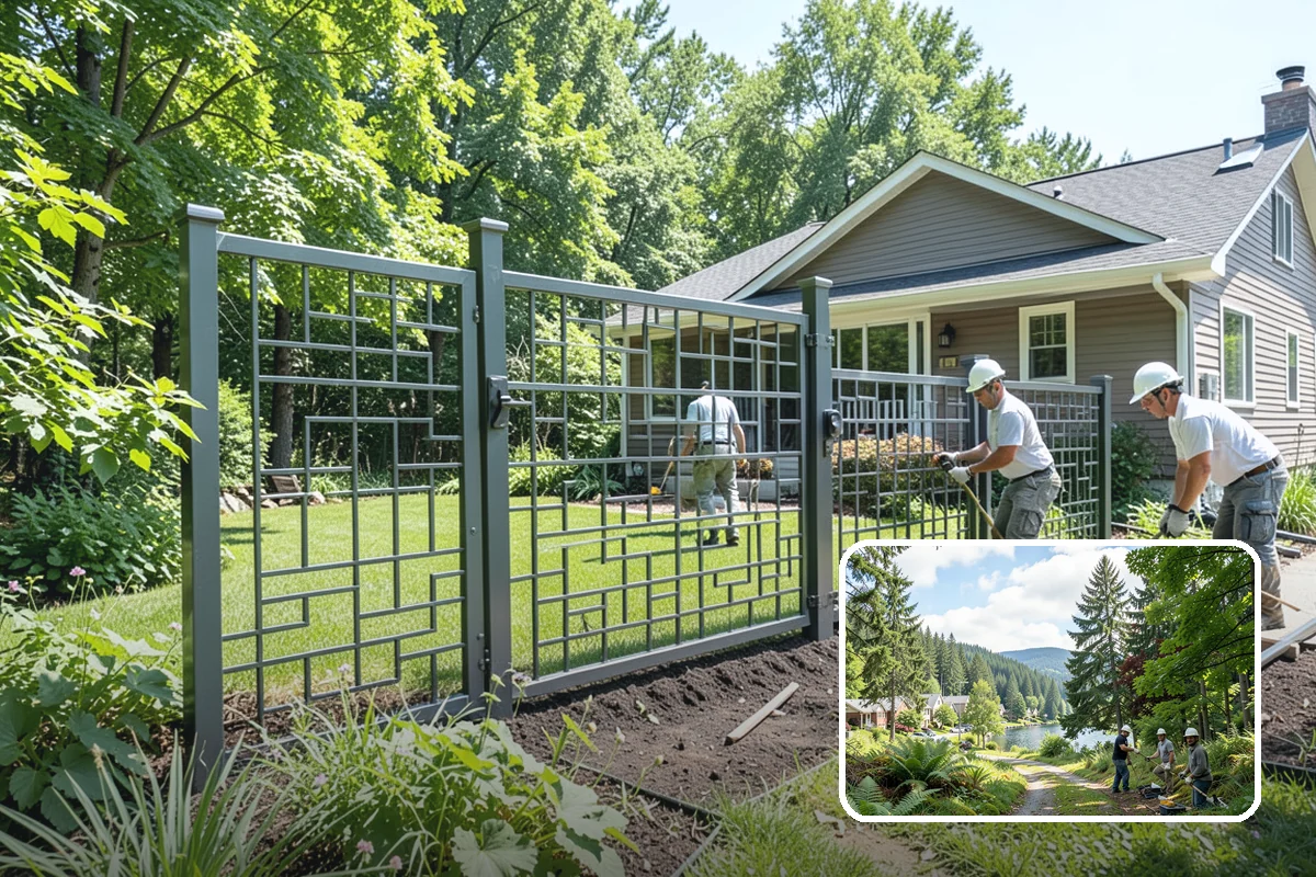 Wood Fence Installation in Lake Forest Park, King County, WA - Timeless, natural appearance