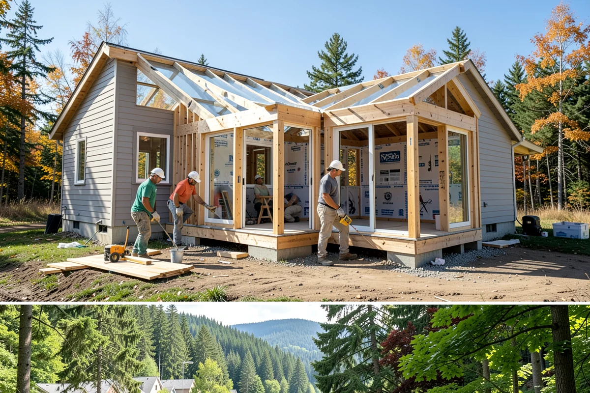 Wood Fence Installation in Lake Forest Park, King County, WA - Dry summer months let concrete footings cure firmly before the wet season loosens soil.