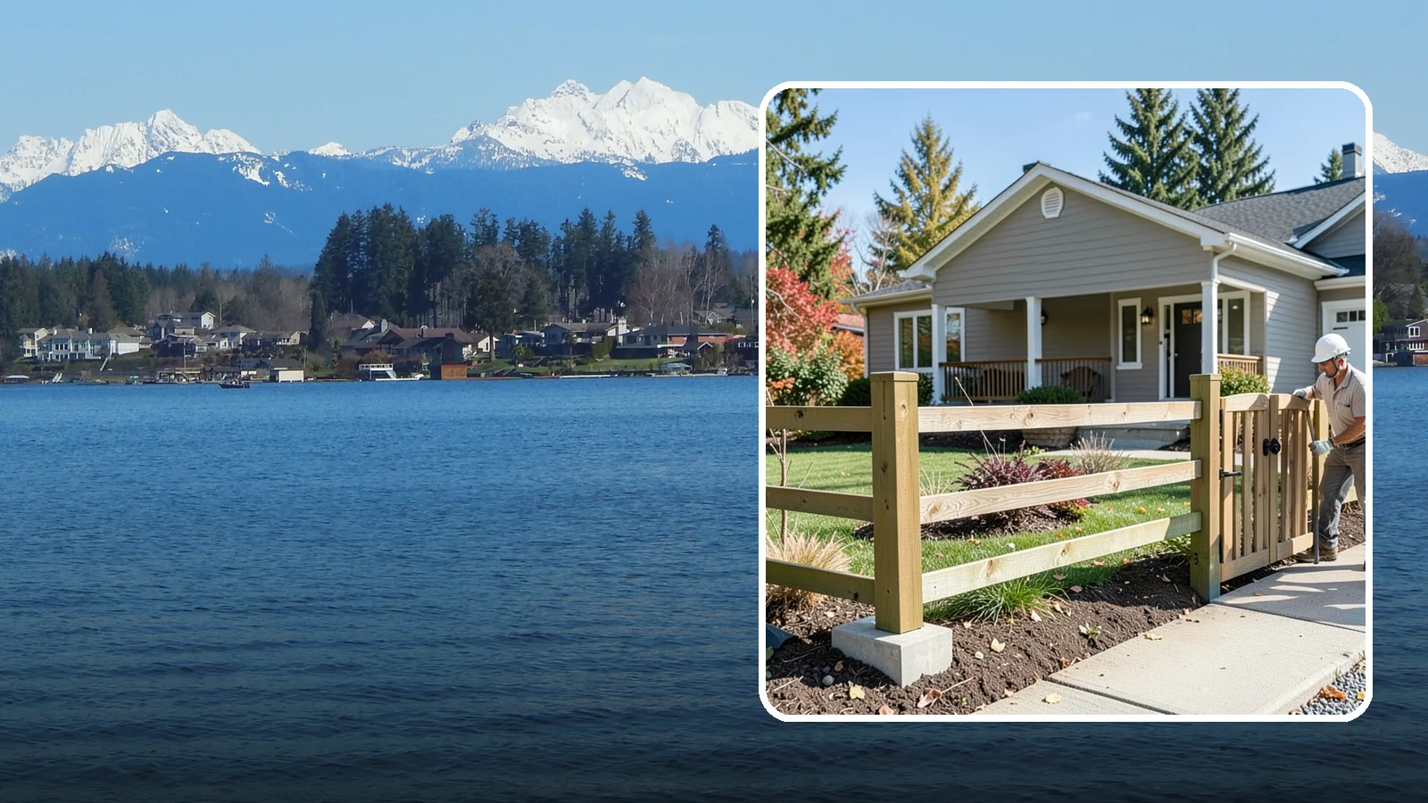 Wood Fence Installation in Lake Stevens, Snohomish County, WA - A classic wood fence built with weather-tolerant lumber and solid footings for lasting Northwest performance.