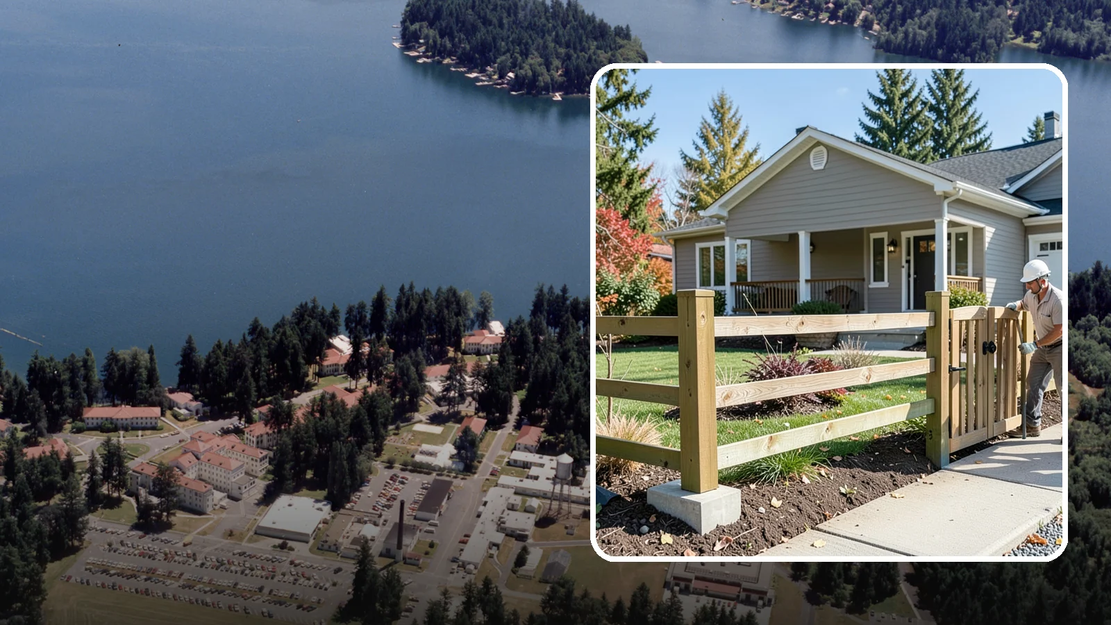 Wood Fence Installation in Lakewood, Pierce County, WA - A classic wood fence built with weather-tolerant lumber and solid footings for lasting Northwest performance.