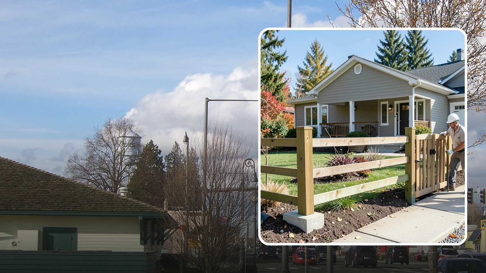 Wood Fence Installation in Marysville, Snohomish County, WA - A classic wood fence built with weather-tolerant lumber and solid footings for lasting Northwest performance.