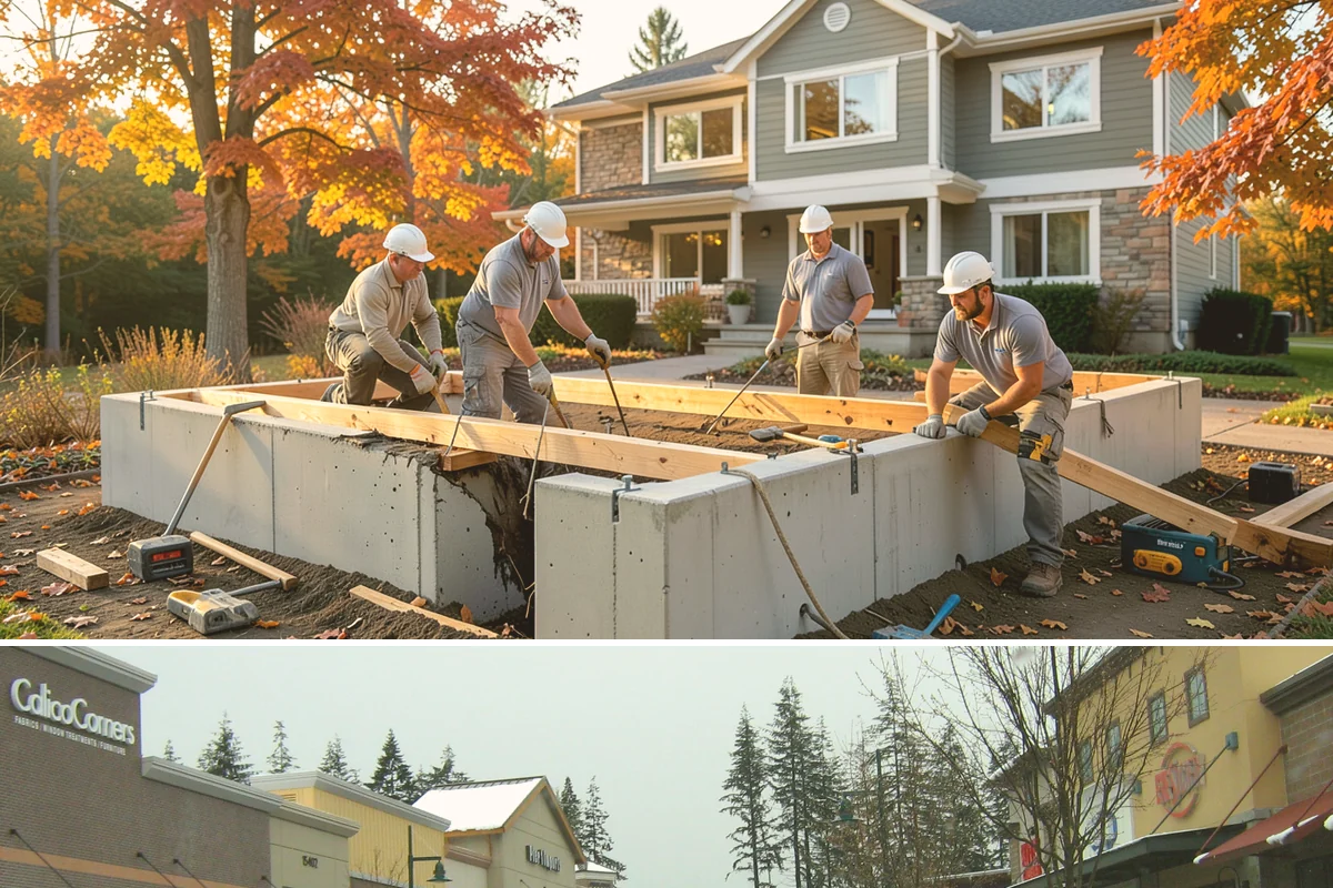 Wood Fence Installation in Mill Creek, Snohomish County, WA - Dry summer months let concrete footings cure firmly before the wet season loosens soil.