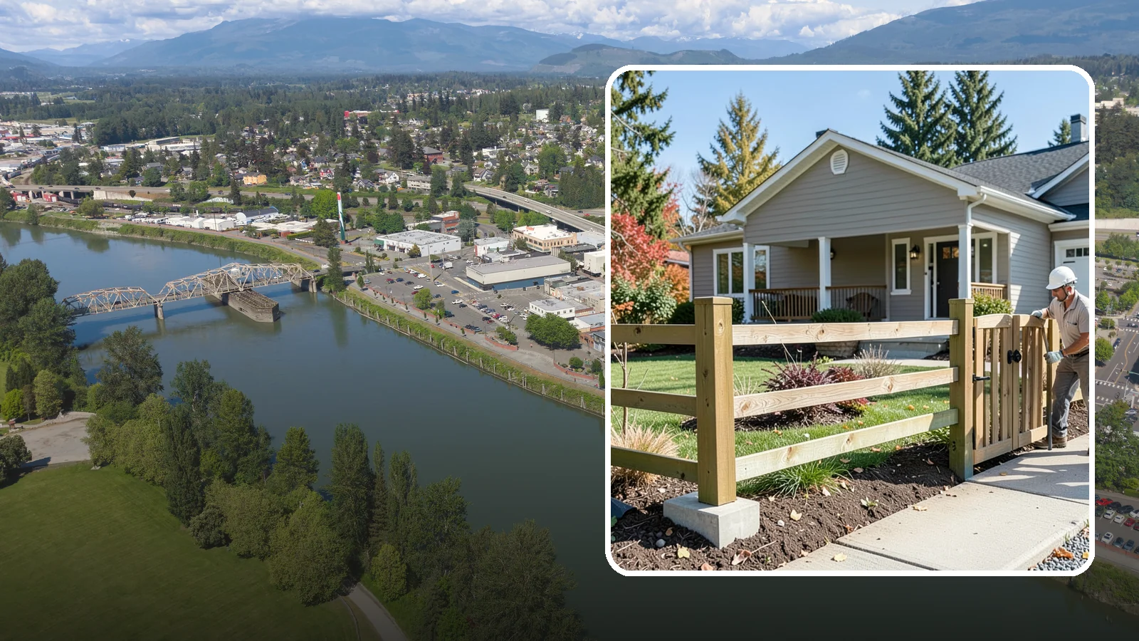 Wood Fence Installation in Mount Vernon, Skagit County, WA - A classic wood fence built with weather-tolerant lumber and solid footings for lasting Northwest performance.