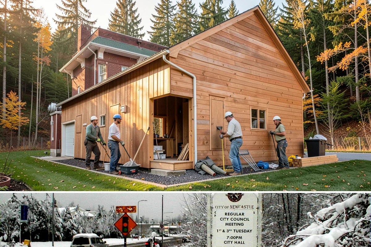Wood Fence Installation in Newcastle, King County, WA - Dry summer months let concrete footings cure firmly before the wet season loosens soil.