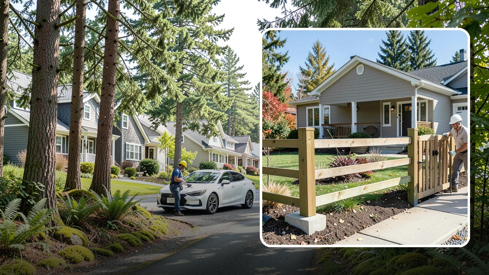 Wood Fence Installation in Normandy Park, King County, WA - A classic wood fence built with weather-tolerant lumber and solid footings for lasting Northwest performance.